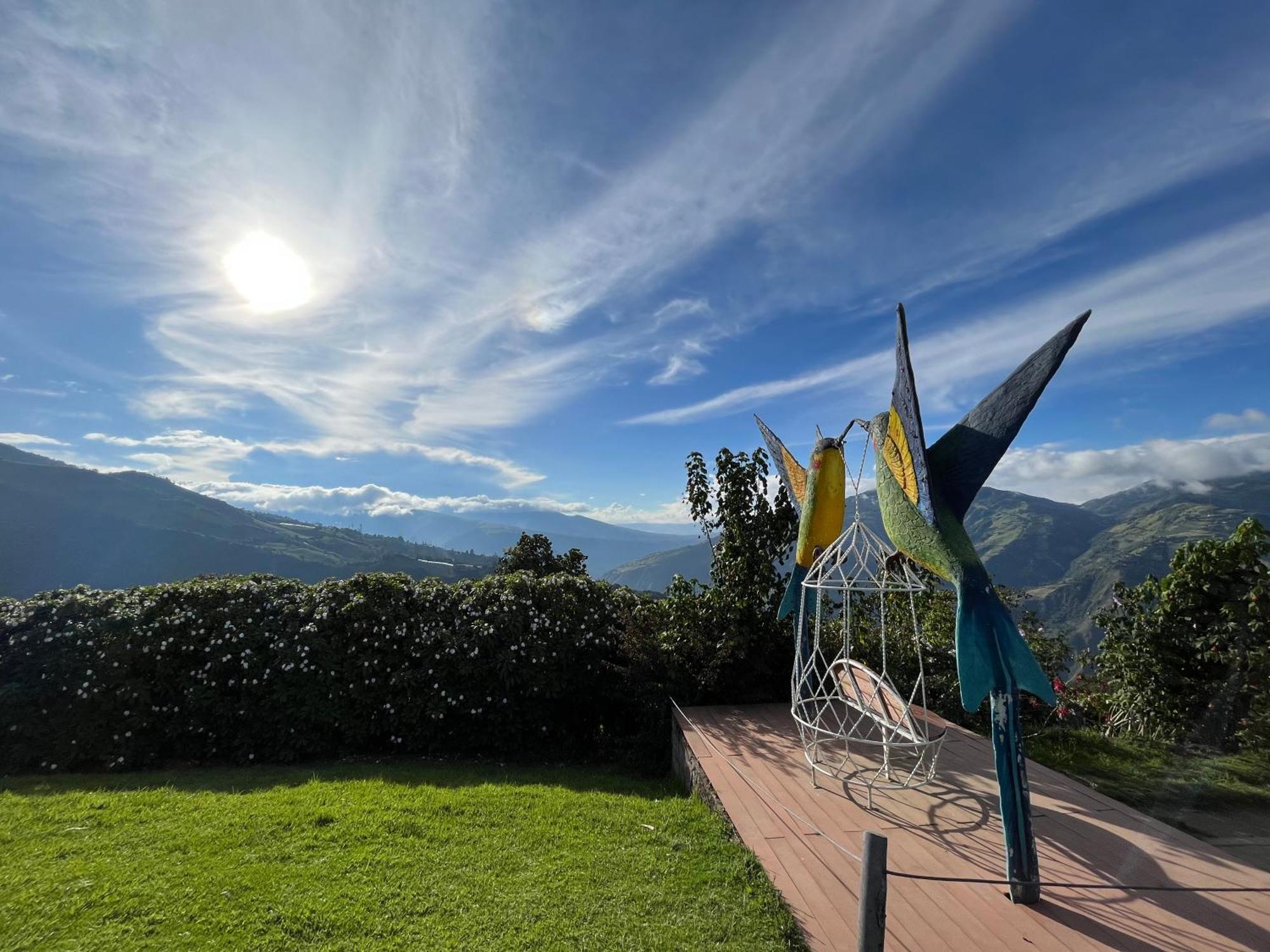 Mountain Chalet - Tungurahua Hot Springs/Aguas Termales Baños Dış mekan fotoğraf