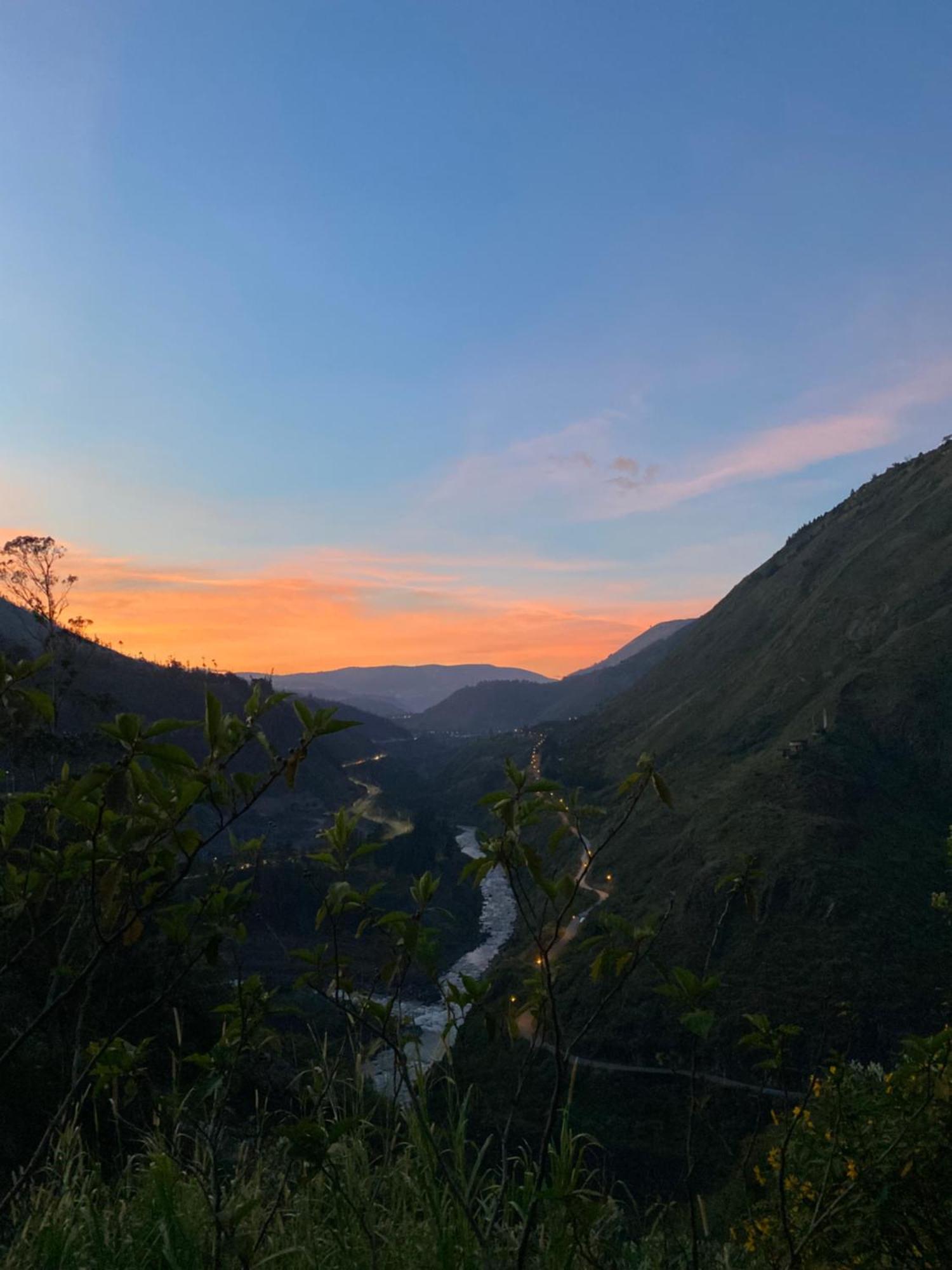 Mountain Chalet - Tungurahua Hot Springs/Aguas Termales Baños Dış mekan fotoğraf